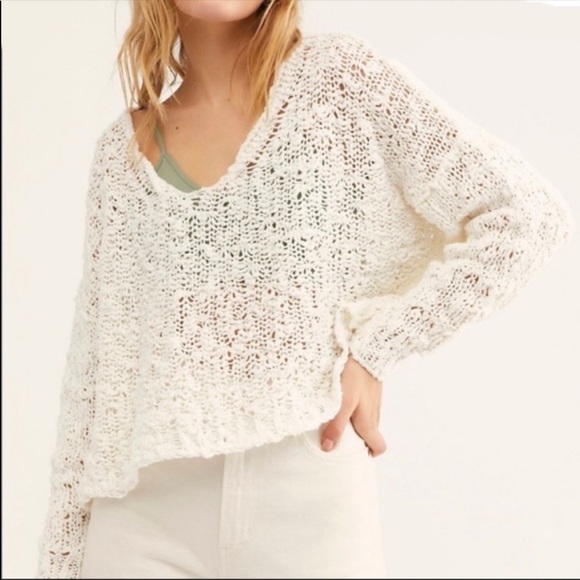 Free People Sunday Shore Knit Sweater - Picture 2 of 6